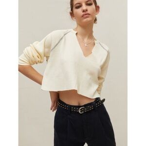 BDG Cream Crop Top